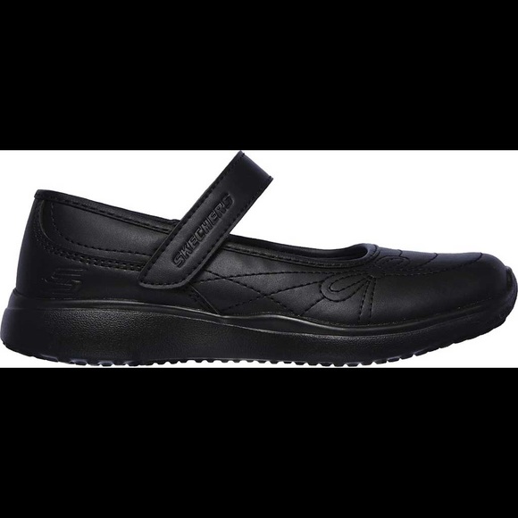 New Girls' Skechers Microstrides School Mary Jane uniform shoes- Sz 10.5 - Picture 2 of 4